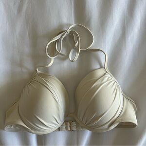 Shade & Shore White Underwire Lift 34B Womens Bikini Top